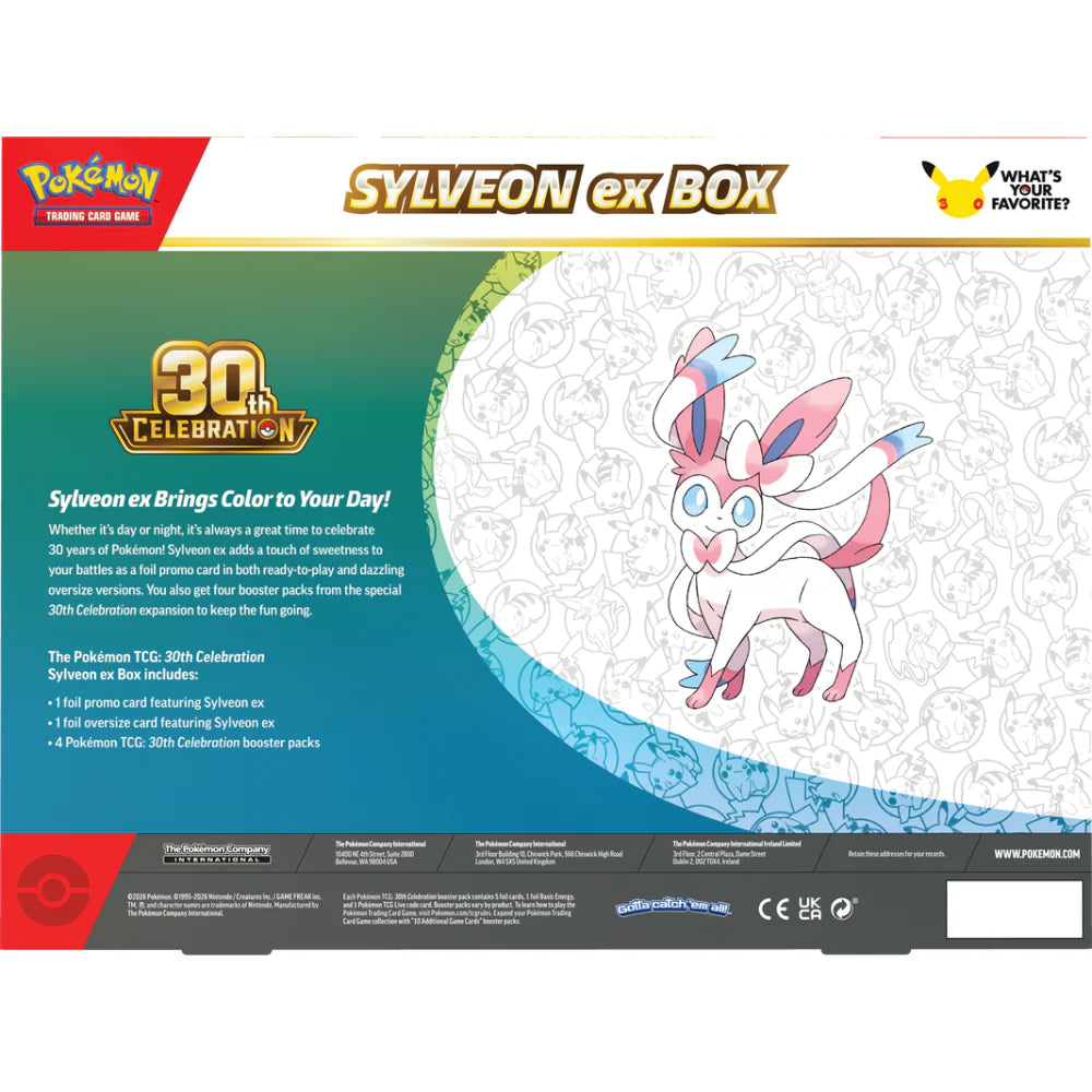Pokémon 30th Anniversary: Sylveon EX Box