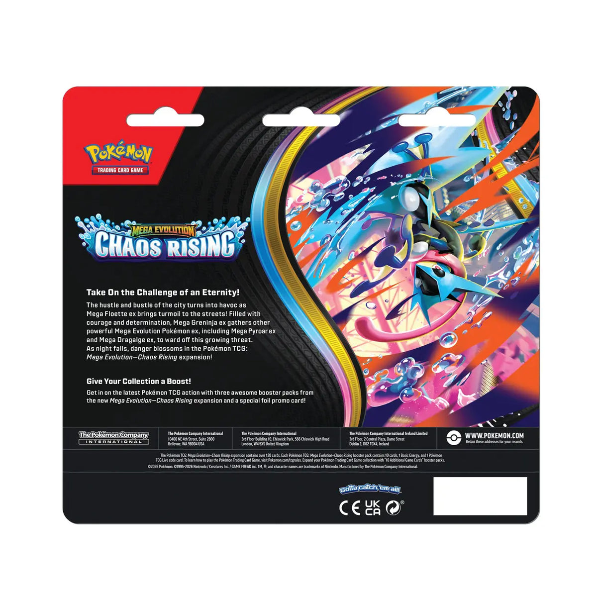 Pokémon Mega Evolution - Chaos Rising 3 Pack Blister Charmeleon