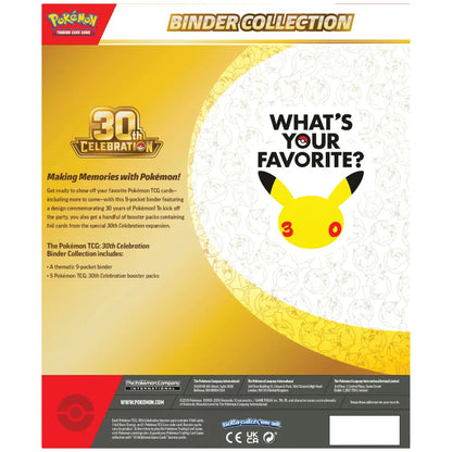 Pokémon 30th Anniversary: Binder Collection Box
