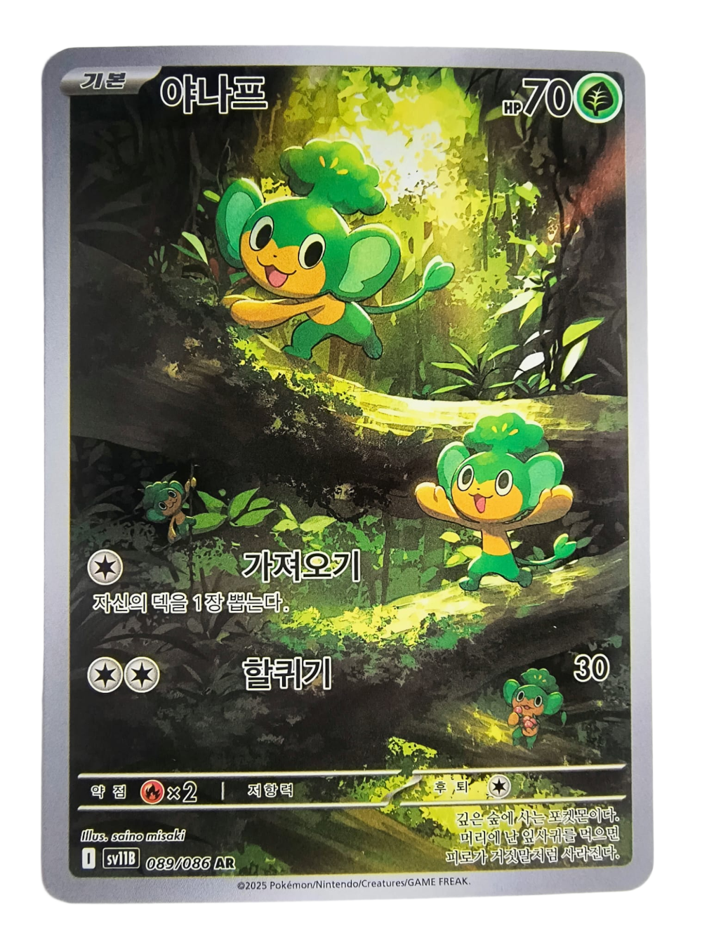 Pansage sv11B 089