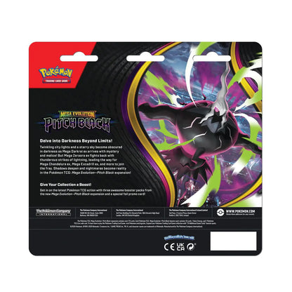 Pokémon Mega Evolution - Pitch Black 3 Pack Blister Binacle