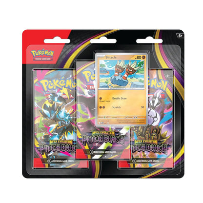 Pokémon Mega Evolution - Pitch Black 3 Pack Blister Binacle
