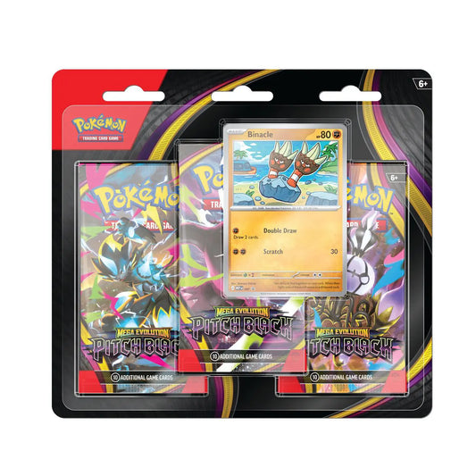 Pokémon Mega Evolution - Pitch Black 3 Pack Blister Binacle
