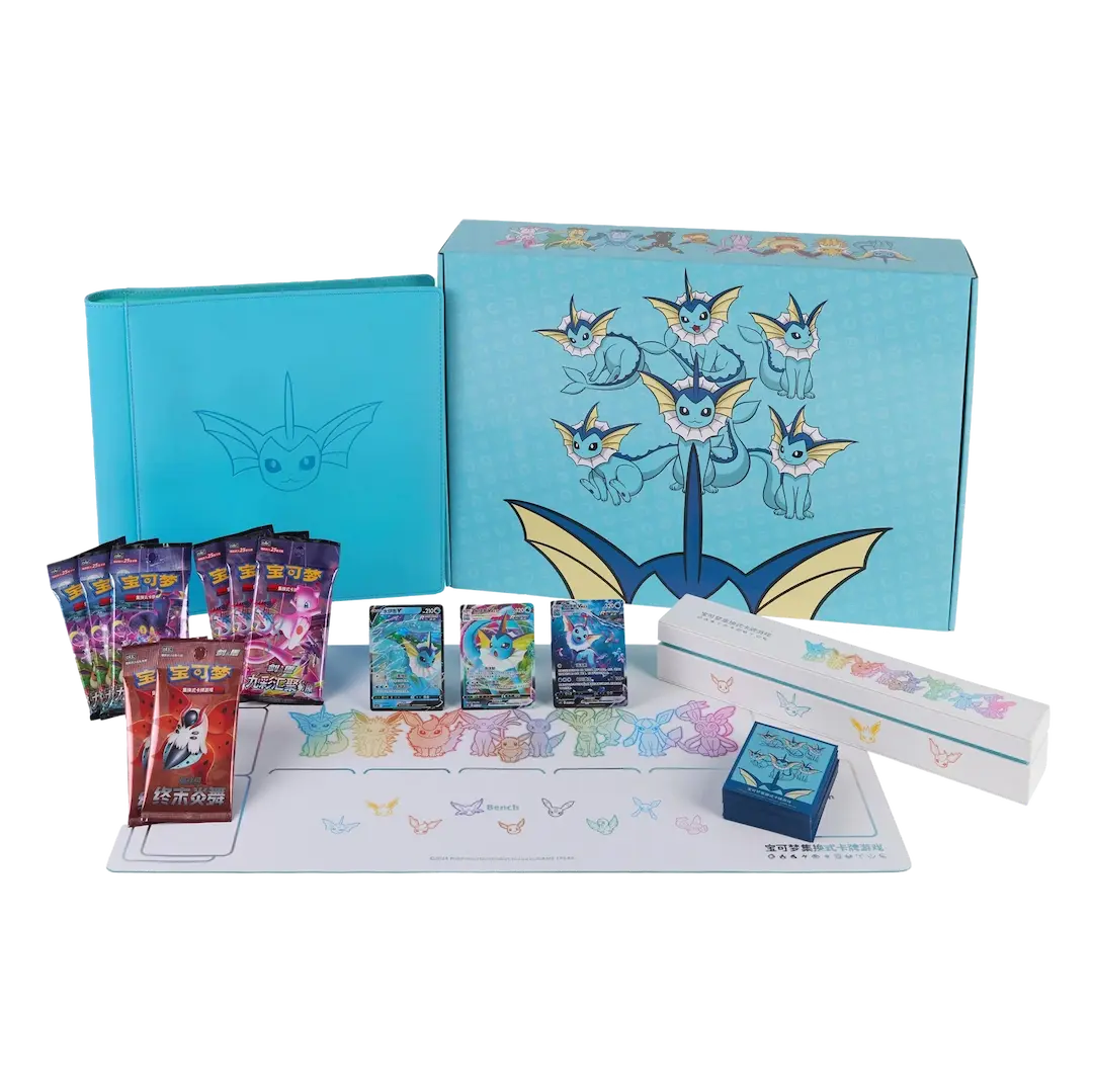 Pokémon Vaporeon VMAX Advanced Gift Box LET OP SCHEURTJE IN SEAL!