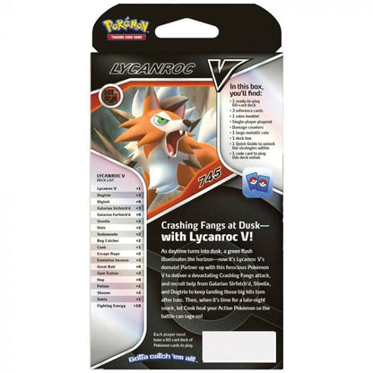 Pokémon Lycanroc V Battle Deck